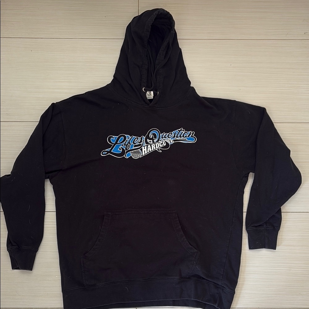 Life’s Question band hoodie (men’s xl)